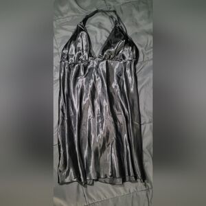 Dreamgirl Black Satin Sleepwear